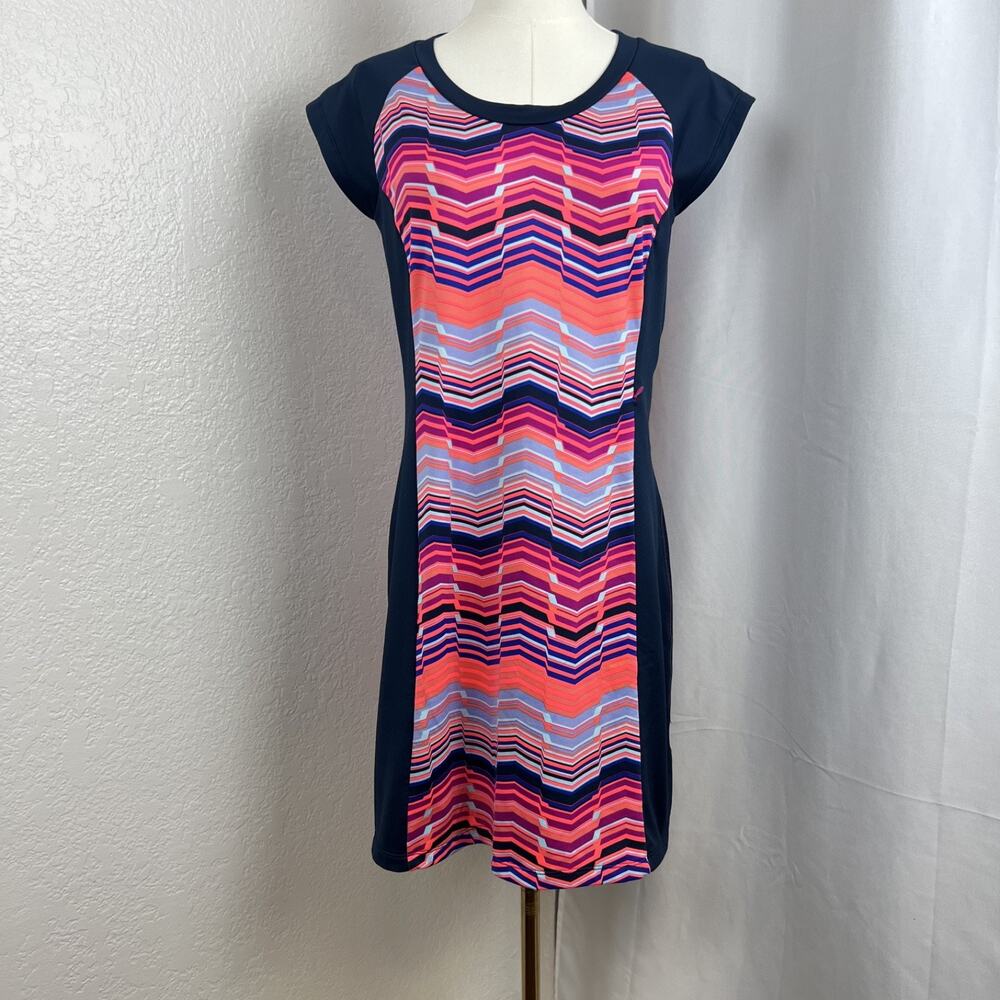 Title Nine Dress Womens Small Blue Pink Gidget 2.0 Active‎ Golf Hiking Outdoor